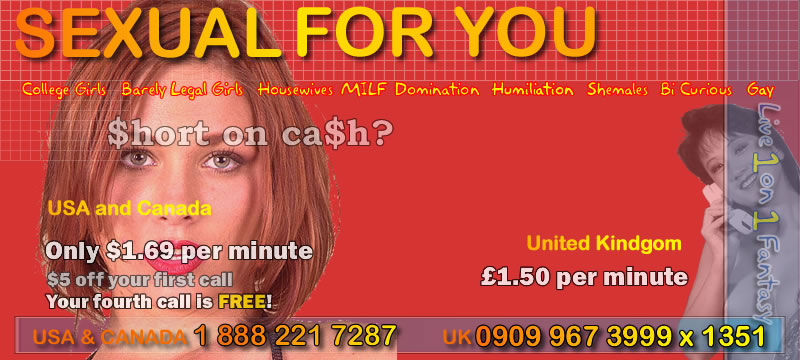 Sexual 4 YOU - Phone Sex for callers who want quality
